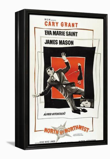 Breathless, 1959, "North by Northwest" Directed by Alfred Hitchcock-null-Framed Premier Image Canvas