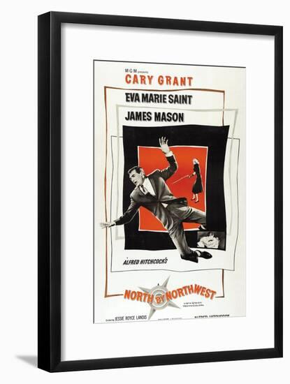 Breathless, 1959, "North by Northwest" Directed by Alfred Hitchcock-null-Framed Giclee Print