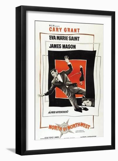 Breathless, 1959, "North by Northwest" Directed by Alfred Hitchcock-null-Framed Giclee Print