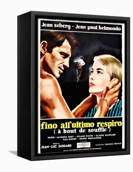 Breathless, (aka a Bout De Souffle aka Fino All'Ultimo Respiro), 1960-null-Framed Stretched Canvas