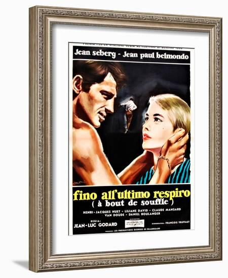 Breathless, (aka a Bout De Souffle aka Fino All'Ultimo Respiro), 1960-null-Framed Art Print