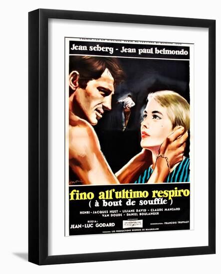 Breathless, (aka a Bout De Souffle aka Fino All'Ultimo Respiro), 1960-null-Framed Art Print