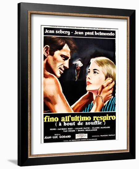 Breathless, (aka a Bout De Souffle aka Fino All'Ultimo Respiro), 1960-null-Framed Art Print