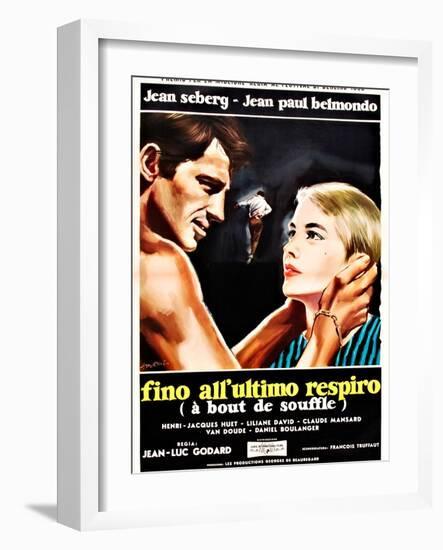 Breathless, (aka a Bout De Souffle aka Fino All'Ultimo Respiro), 1960-null-Framed Art Print