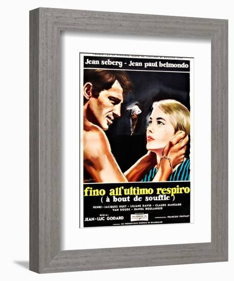 Breathless, (aka a Bout De Souffle aka Fino All'Ultimo Respiro), 1960-null-Framed Premium Giclee Print