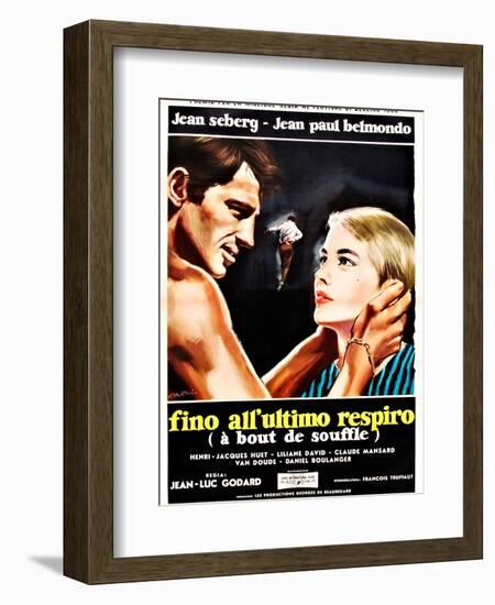 Breathless, (aka a Bout De Souffle aka Fino All'Ultimo Respiro), 1960-null-Framed Premium Giclee Print