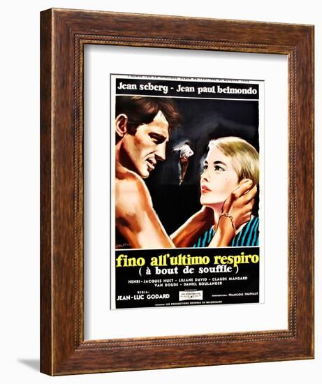 Breathless, (aka a Bout De Souffle aka Fino All'Ultimo Respiro), 1960-null-Framed Premium Giclee Print