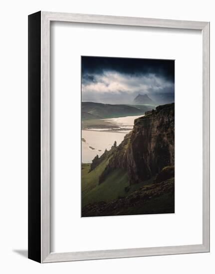 Breathtaking Southern Iceland Views Summer Green Storm Clouds-Vincent James-Framed Photographic Print