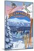 Breckenridge, Colorado Montage-Lantern Press-Mounted Art Print