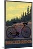 Breckenridge, Colorado - Mountain Bike-Lantern Press-Mounted Art Print