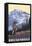 Breckenridge, Colorado - Mountain Hiker-Lantern Press-Framed Stretched Canvas