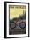 Breckenridge, Colorado - Ride the Trails-Lantern Press-Framed Art Print