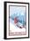 Breckenridge, Colorado, Snowboarder Scene-Lantern Press-Framed Art Print