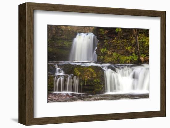 Brecon Beacons Waterfall, Powys, Wales, United Kingdom, Europe-Billy Stock-Framed Photographic Print