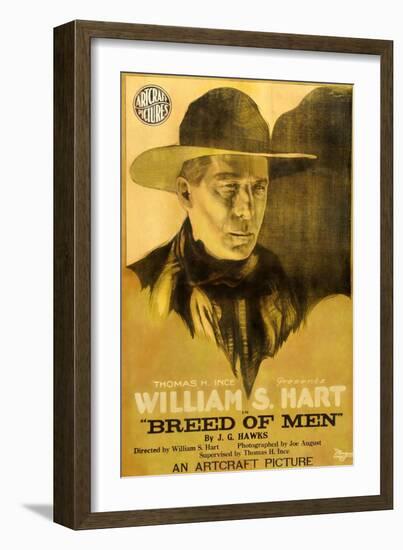 Breed of Men, William S. Hart, 1919-null-Framed Art Print