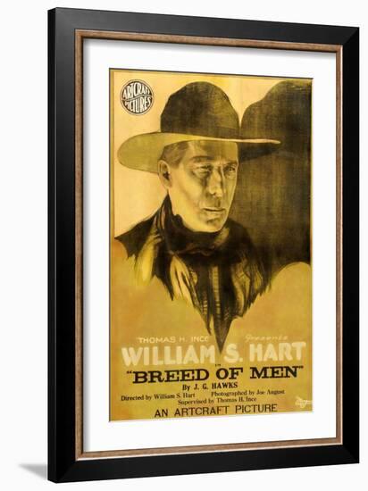 Breed of Men, William S. Hart, 1919-null-Framed Art Print