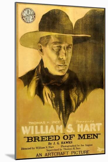 Breed of Men, William S. Hart, 1919-null-Mounted Art Print