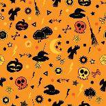 Halloween Seamless Pattern.-Breev Sergey-Art Print