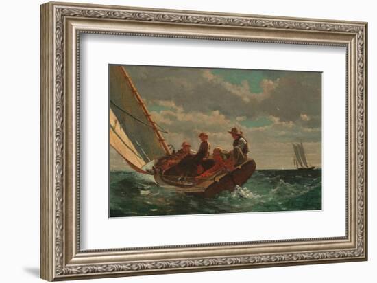 Breezing Up (A Fair Wind), 1873-1876-Winslow Homer-Framed Art Print