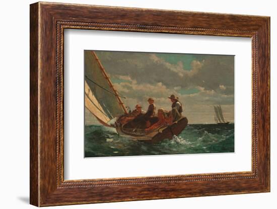 Breezing Up (A Fair Wind), 1873-1876-Winslow Homer-Framed Art Print