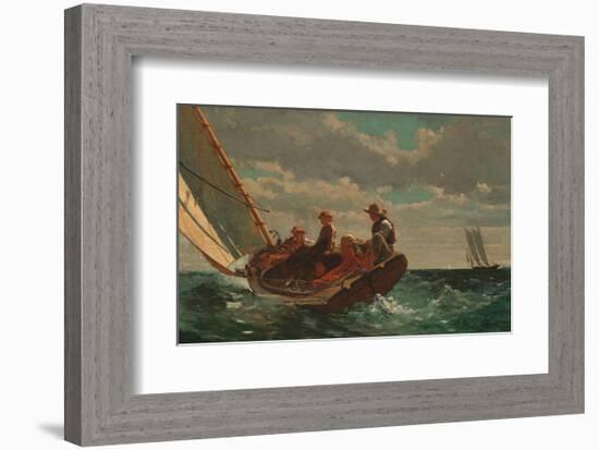 Breezing Up (A Fair Wind), 1873-1876-Winslow Homer-Framed Art Print