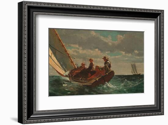 Breezing Up (A Fair Wind), 1873-1876-Winslow Homer-Framed Art Print