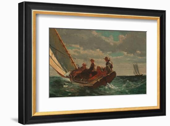 Breezing Up (A Fair Wind), 1873-1876-Winslow Homer-Framed Art Print