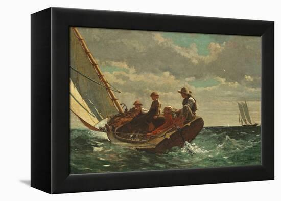 Breezing Up (A Fair Wind) 1873-76-Winslow Homer-Framed Premier Image Canvas