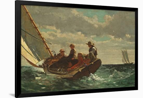 Breezing Up (A Fair Wind) 1873-76-Winslow Homer-Framed Premium Giclee Print
