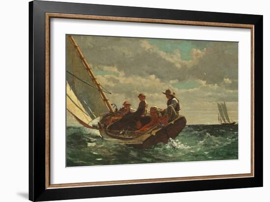 Breezing Up (A Fair Wind) 1873-76-Winslow Homer-Framed Giclee Print