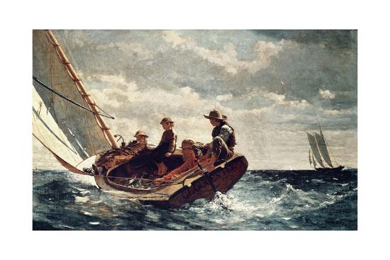Breezing Up (A Fair Wind), 1876 Giclee Print by Winslow