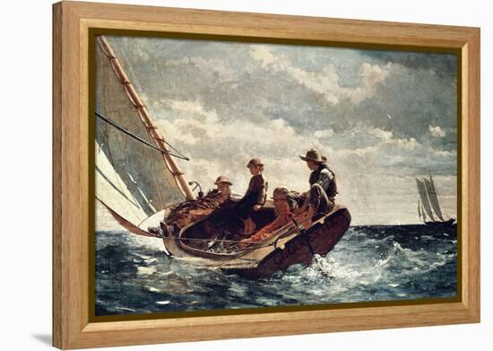 Breezing Up (A Fair Wind), 1876-Winslow Homer-Framed Premier Image Canvas