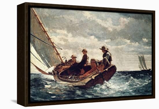 Breezing Up (A Fair Wind), 1876-Winslow Homer-Framed Premier Image Canvas