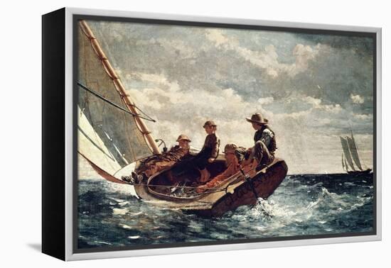 Breezing Up (A Fair Wind), 1876-Winslow Homer-Framed Premier Image Canvas