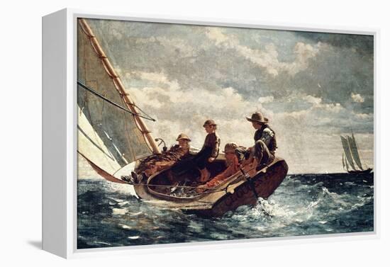 Breezing Up (A Fair Wind), 1876-Winslow Homer-Framed Premier Image Canvas