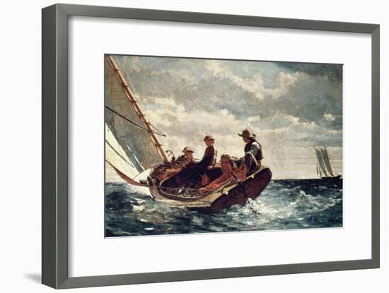 Breezing Up (A Fair Wind), 1876-Winslow Homer-Framed Giclee Print