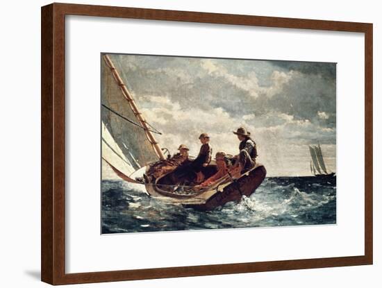 Breezing Up (A Fair Wind), 1876-Winslow Homer-Framed Giclee Print