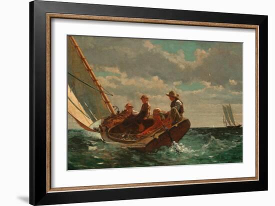 Breezing Up, C1874-Winslow Homer-Framed Giclee Print