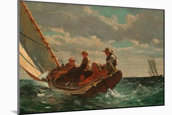 Breezing Up, C1874-Winslow Homer-Mounted Giclee Print