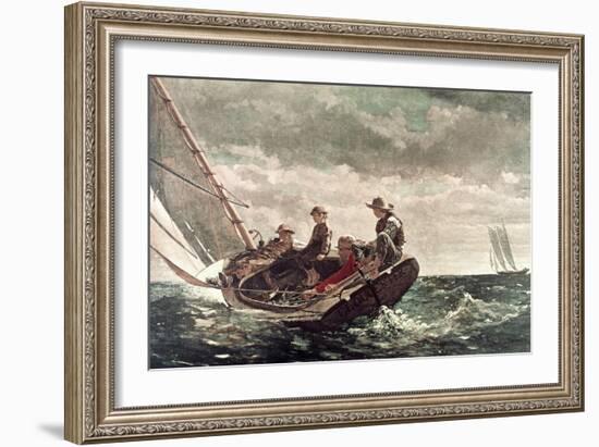 Breezing Up-Winslow Homer-Framed Giclee Print