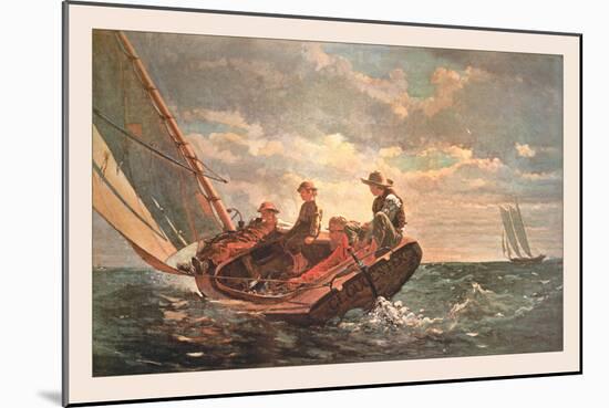 Breezing Up-Winslow Homer-Mounted Art Print