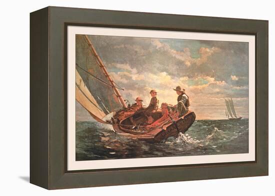 Breezing Up-Winslow Homer-Framed Stretched Canvas