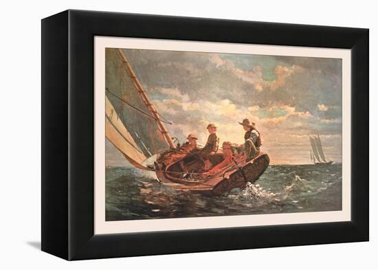 Breezing Up-Winslow Homer-Framed Stretched Canvas