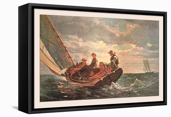 Breezing Up-Winslow Homer-Framed Stretched Canvas