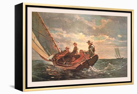 Breezing Up-Winslow Homer-Framed Stretched Canvas