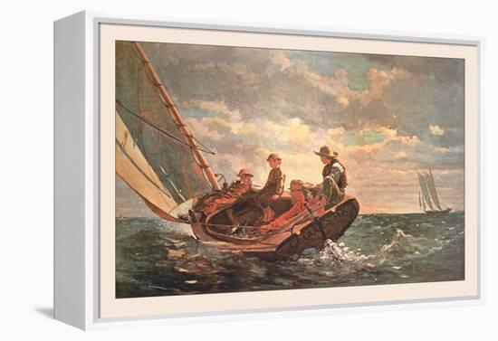 Breezing Up-Winslow Homer-Framed Stretched Canvas