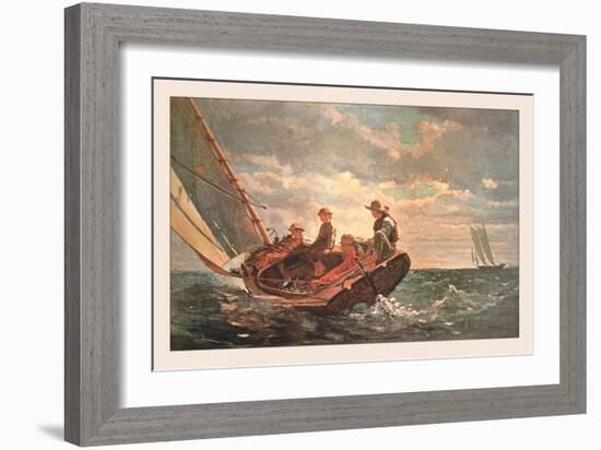 Breezing Up-Winslow Homer-Framed Premium Giclee Print