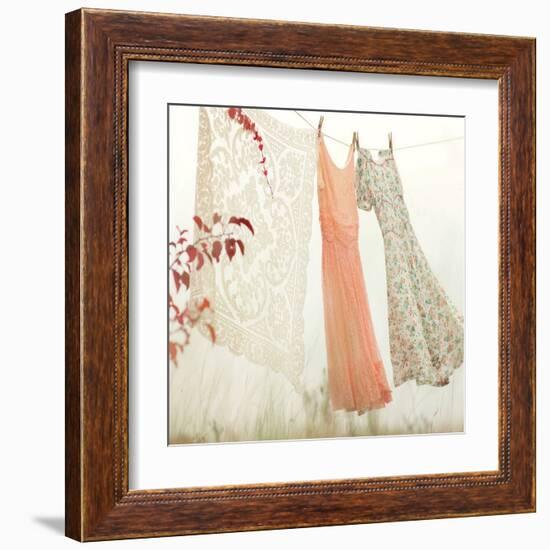 Breezy Dresses-Mandy Lynne-Framed Art Print
