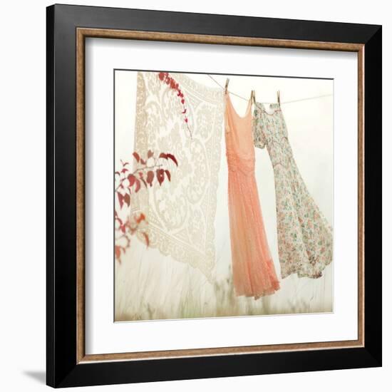 Breezy Dresses-Mandy Lynne-Framed Art Print