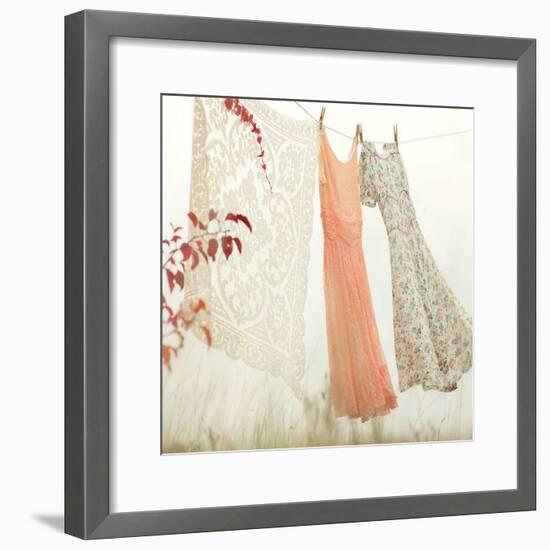 Breezy Dresses-Mandy Lynne-Framed Art Print